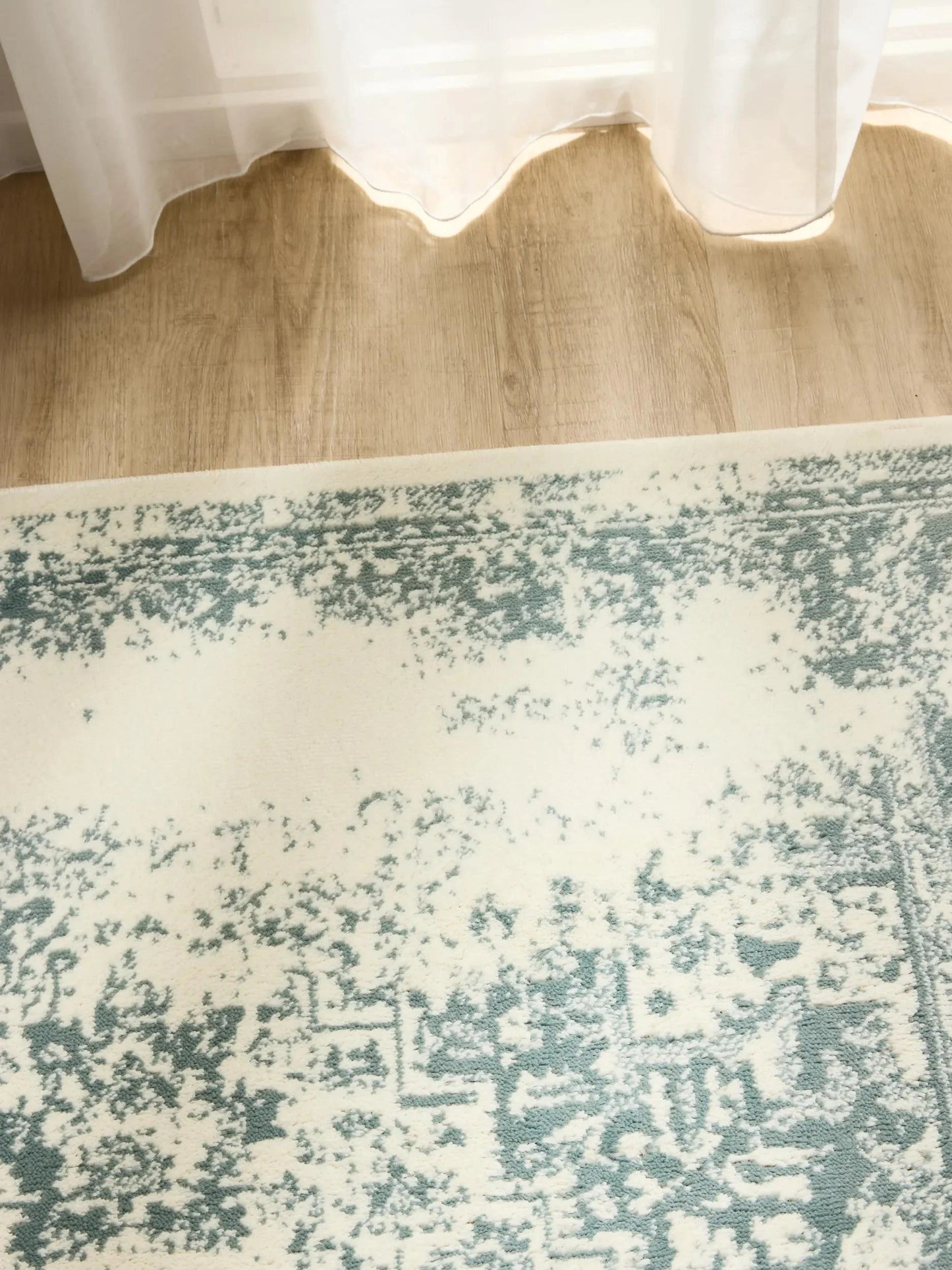 KIRA Creme/Mint Tæppe - Billede 3