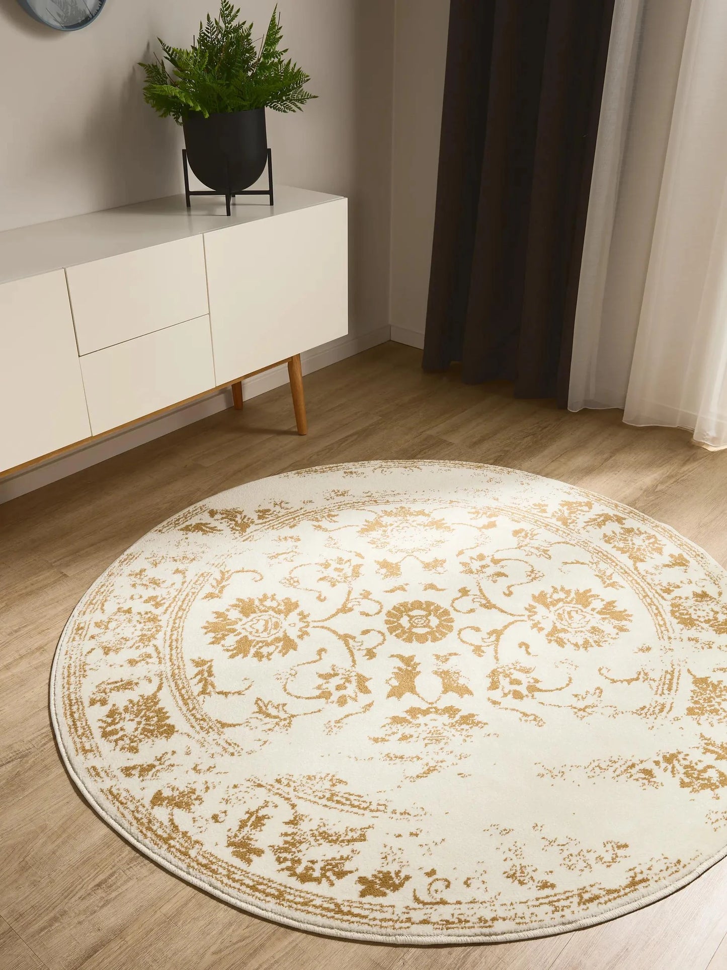 KIRA Creme/Gul Tæppe