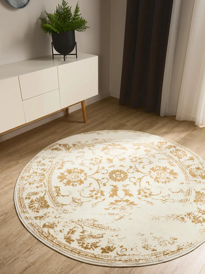 KIRA Creme/Gul Tæppe