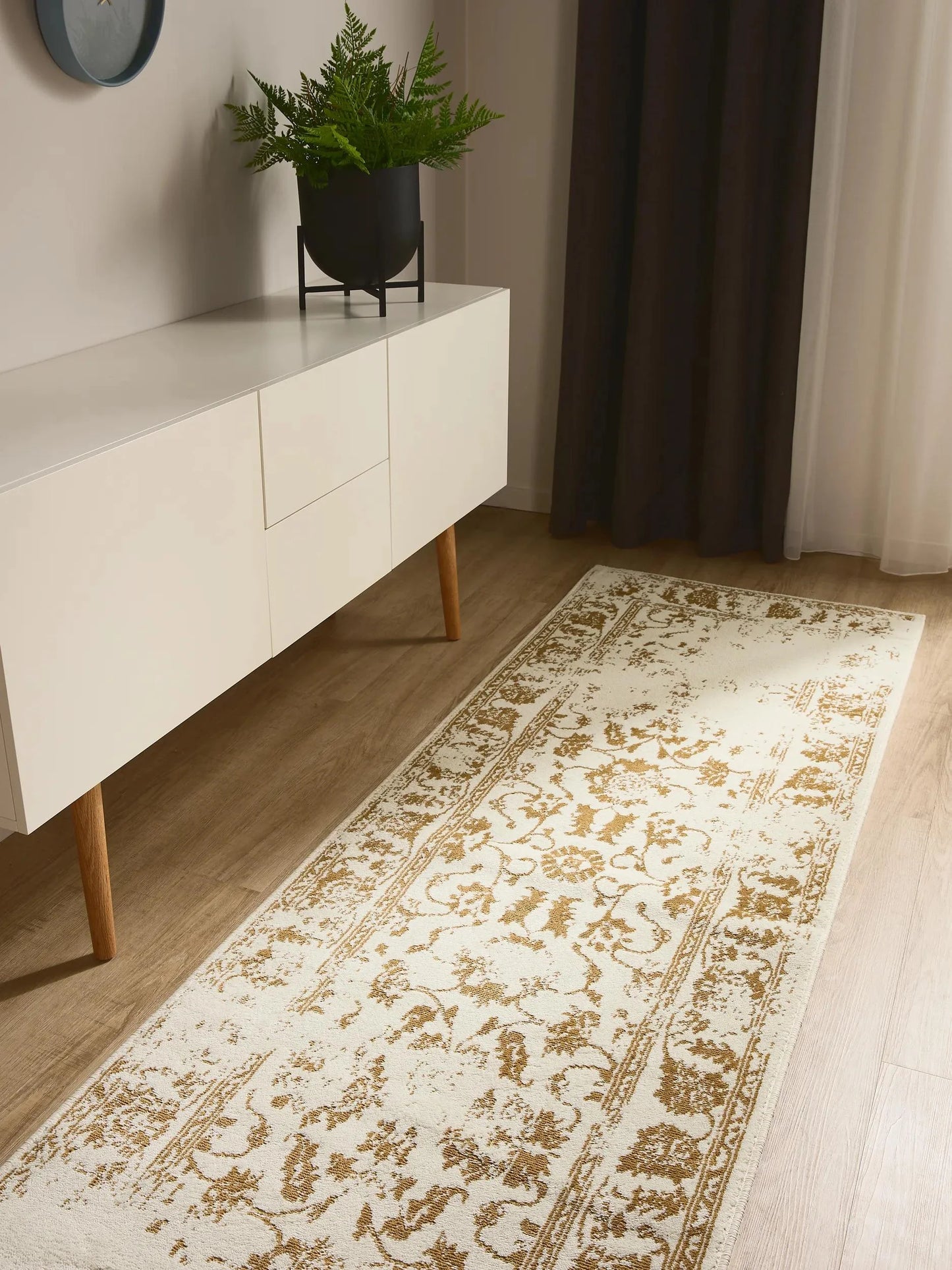 KIRA Creme/Gul Tæppe