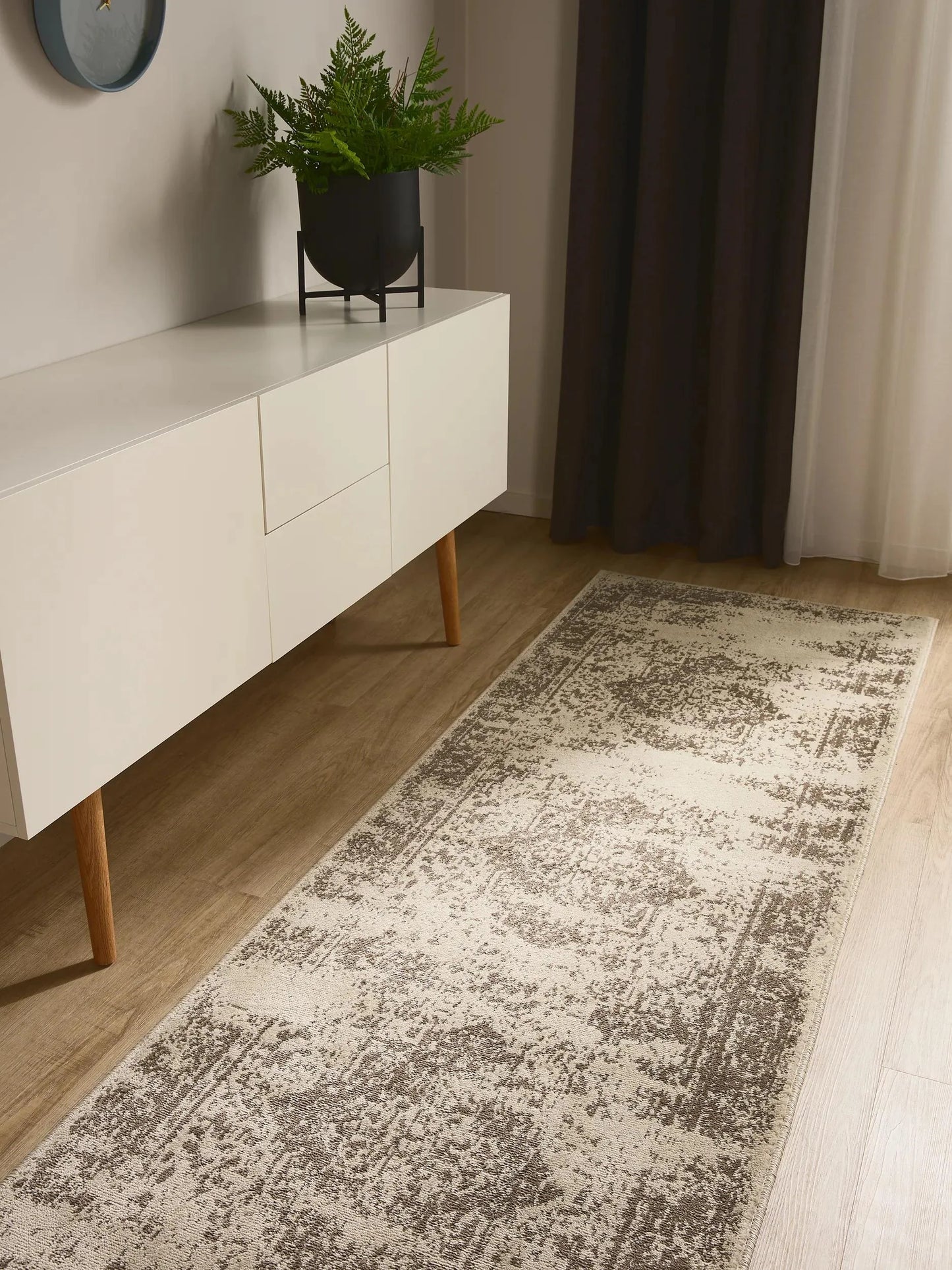 KIRA Creme/Brun Tæppe