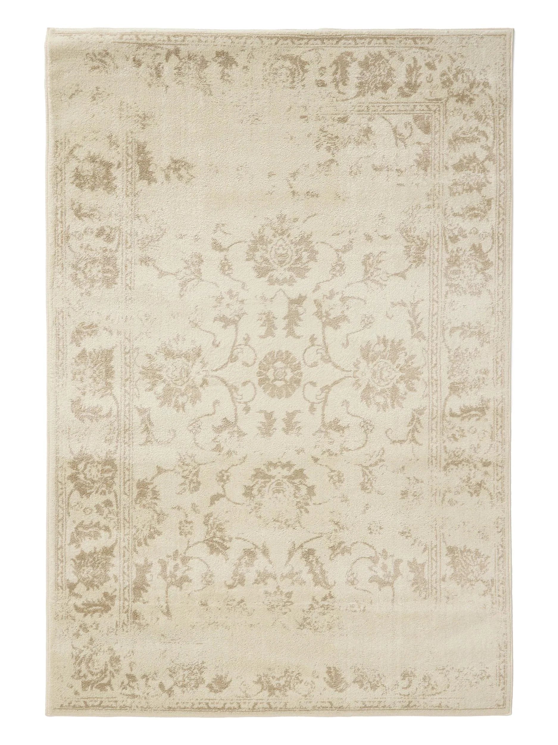 KIRA Creme/Beige Tæppe - Billede 2