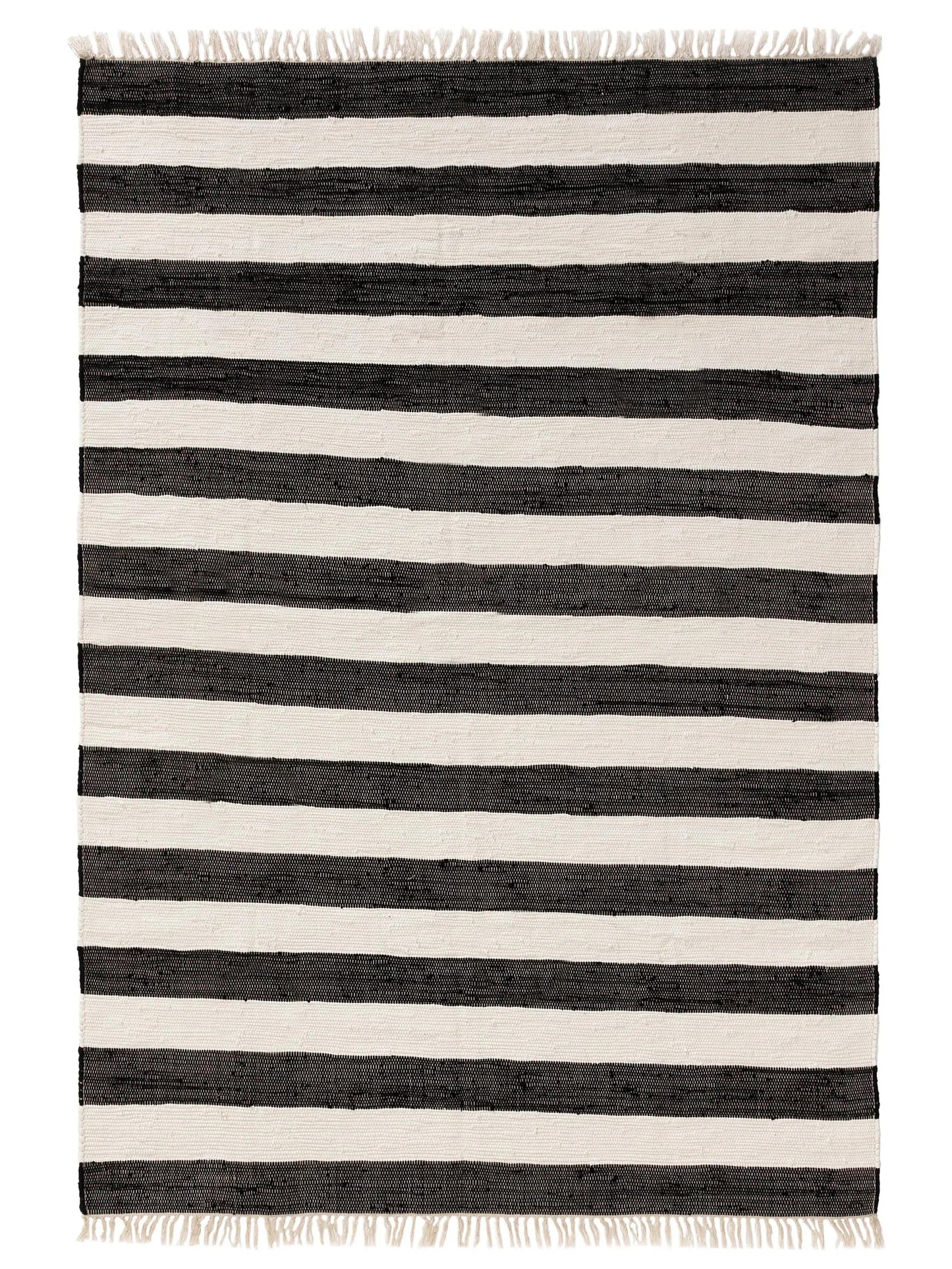 ACE Hvid Sort Genbrugsmateriale Tæppe - Billede 2