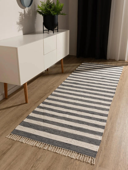 ACE Hvid Grå Genbrugsmateriale Tæppe