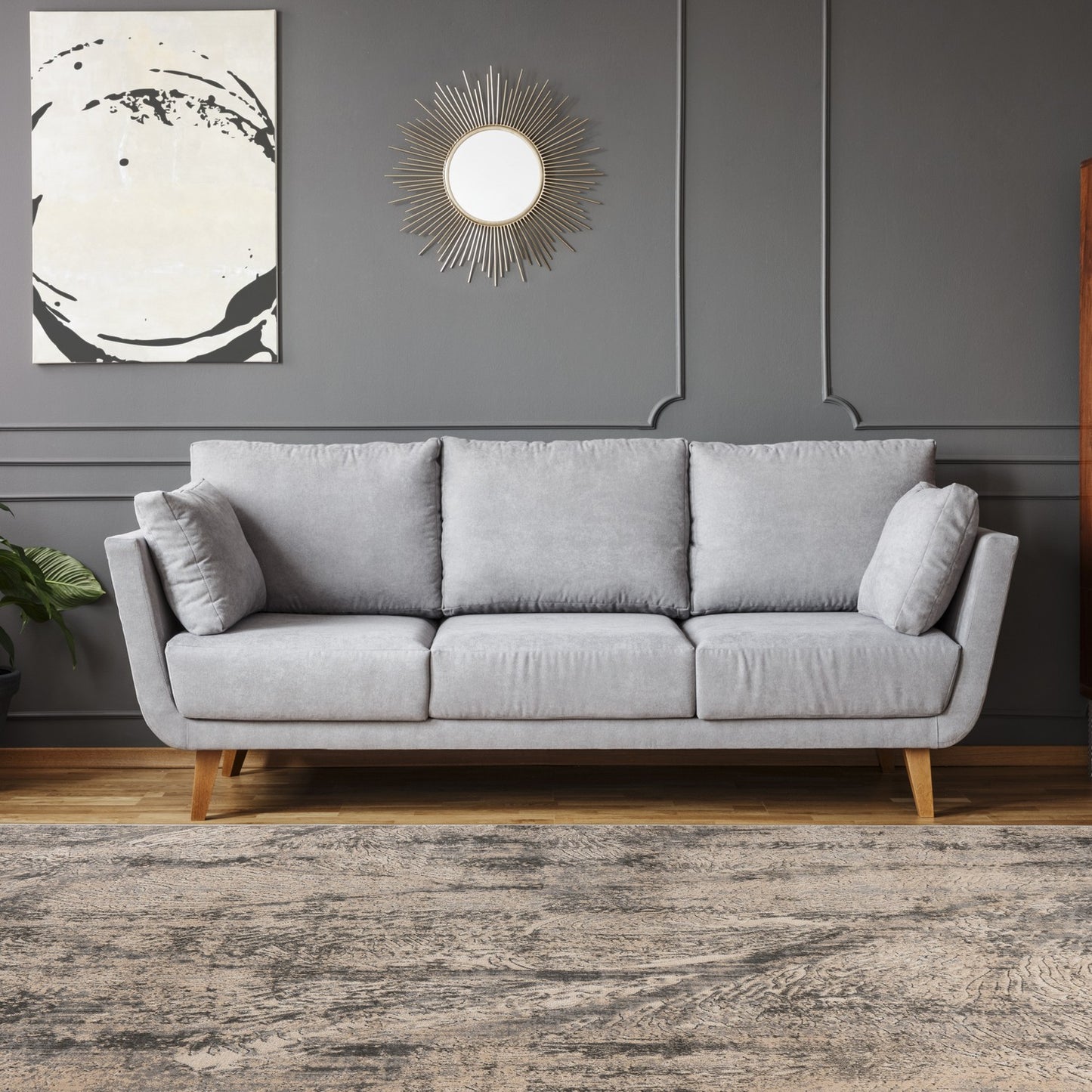 Adela 525 Tæppe Kort Luv I Vintage Design - Billede 2