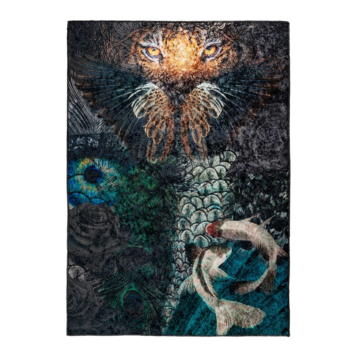 Exus 220 Tæppe Jacquardvævet Med Kunstinspireret Design - Hovedbillede