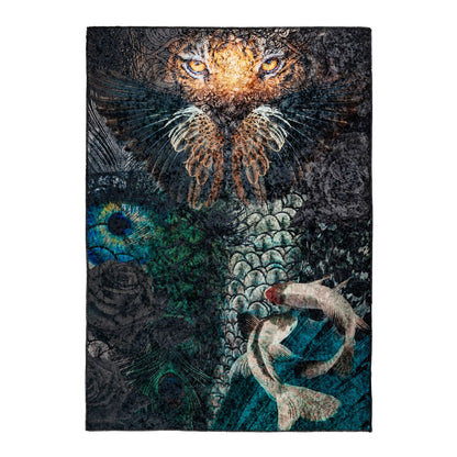 Exus 220 Tæppe Jacquardvævet Med Kunstinspireret Design - Hovedbillede