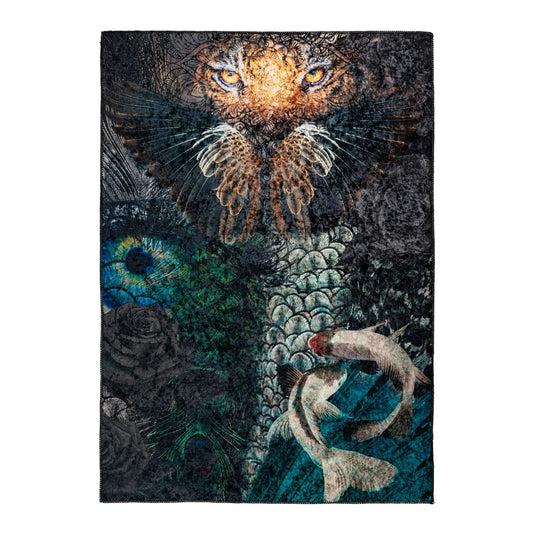 Exus 220 Tæppe Jacquardvævet Med Kunstinspireret Design - Hovedbillede