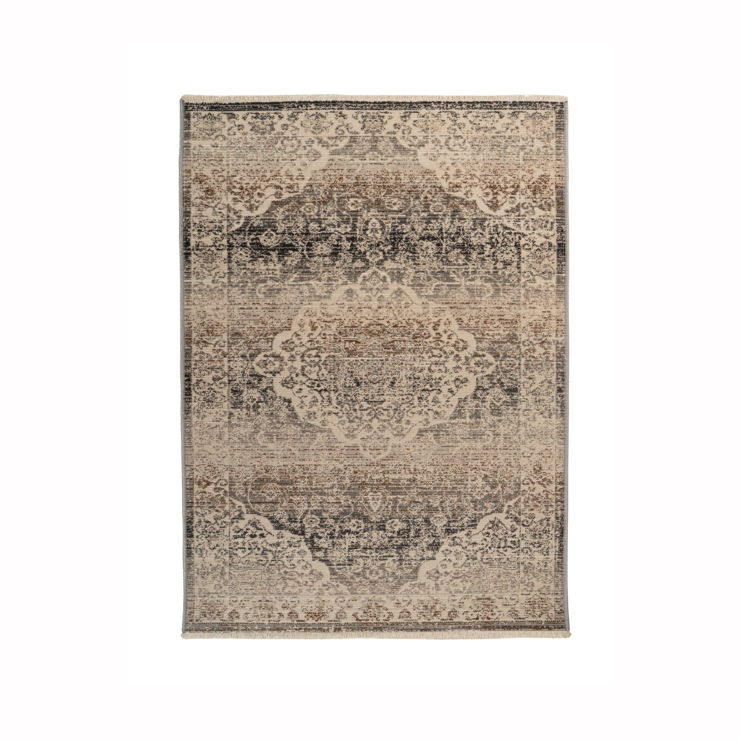 Charin 725 Tæppe Vasket Look Med Orientalsk Design - Hovedbillede