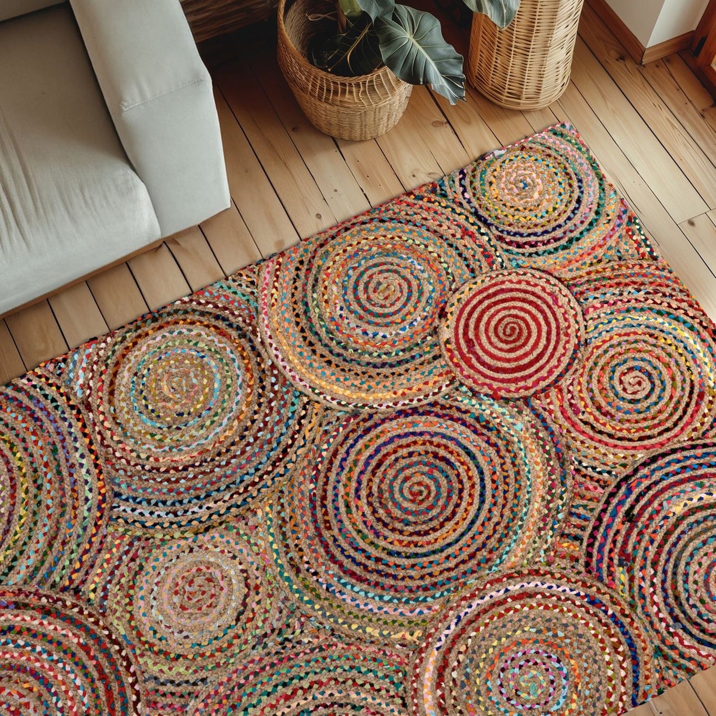 Tulum 356 Tæppe Farverigt Boho Design - Billede 4