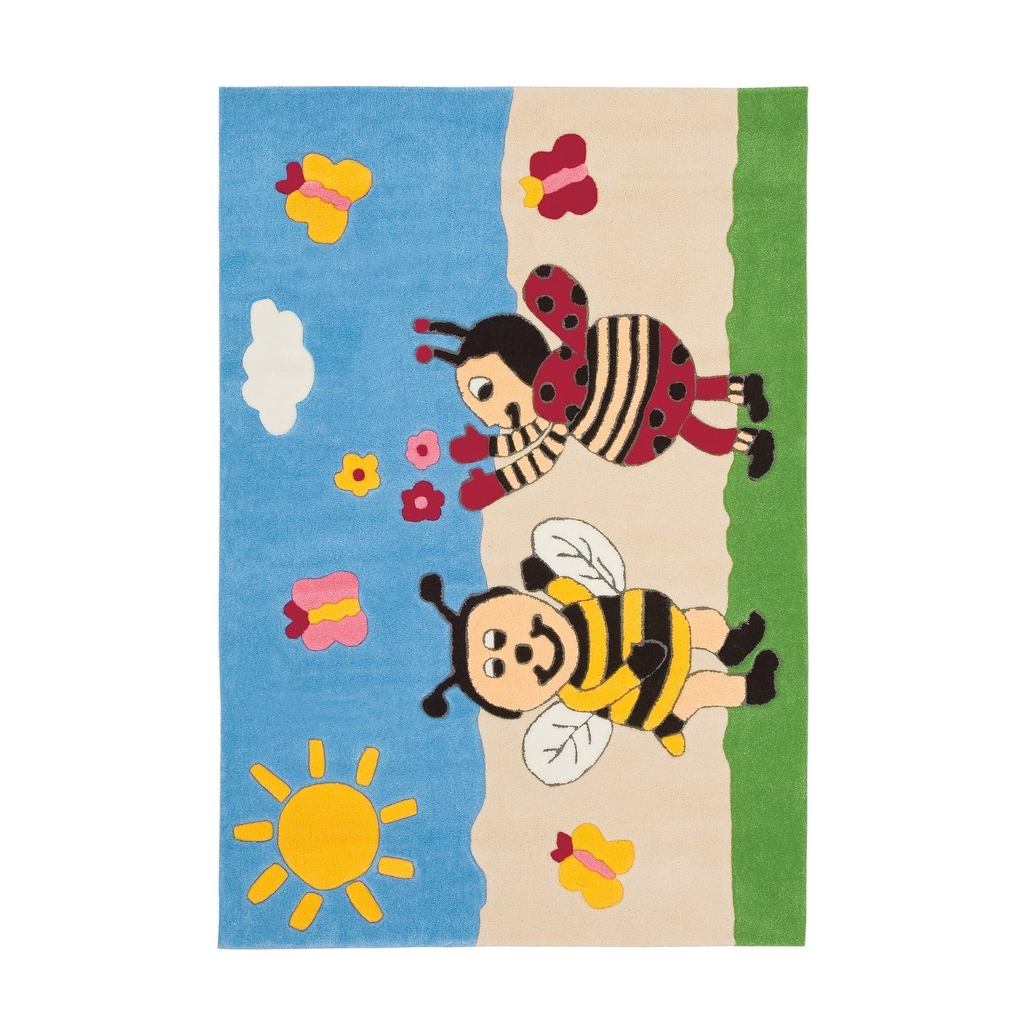 Joy 4091 Bumblebee Flerfarvet Motivtæppe - Hovedbillede