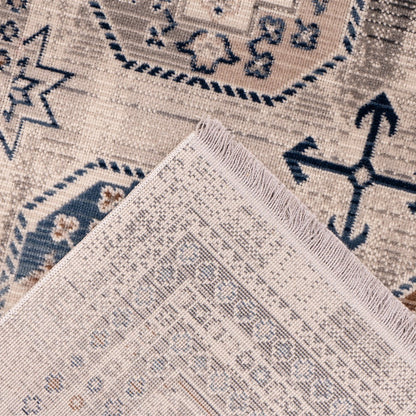 Anouk 425 Tæppe I Vintage Design Med Frynser - Billede 4