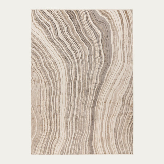 Chalk 225 Tæppe Med Kort Luv I Sølv/beige - Hovedbillede