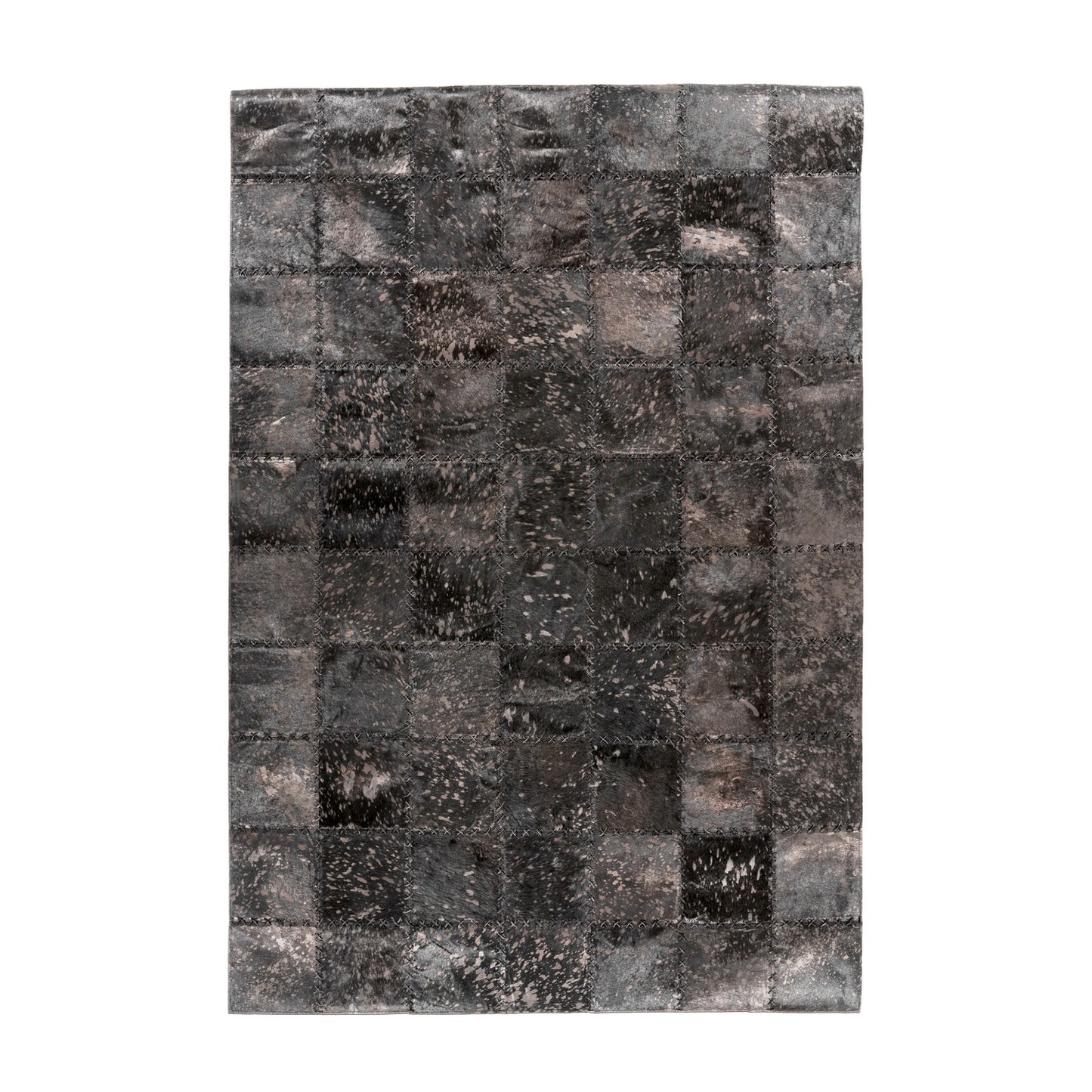Voila 125 Lædertæppe Med Patchwork Mønster - Variant TX769-120-170-E