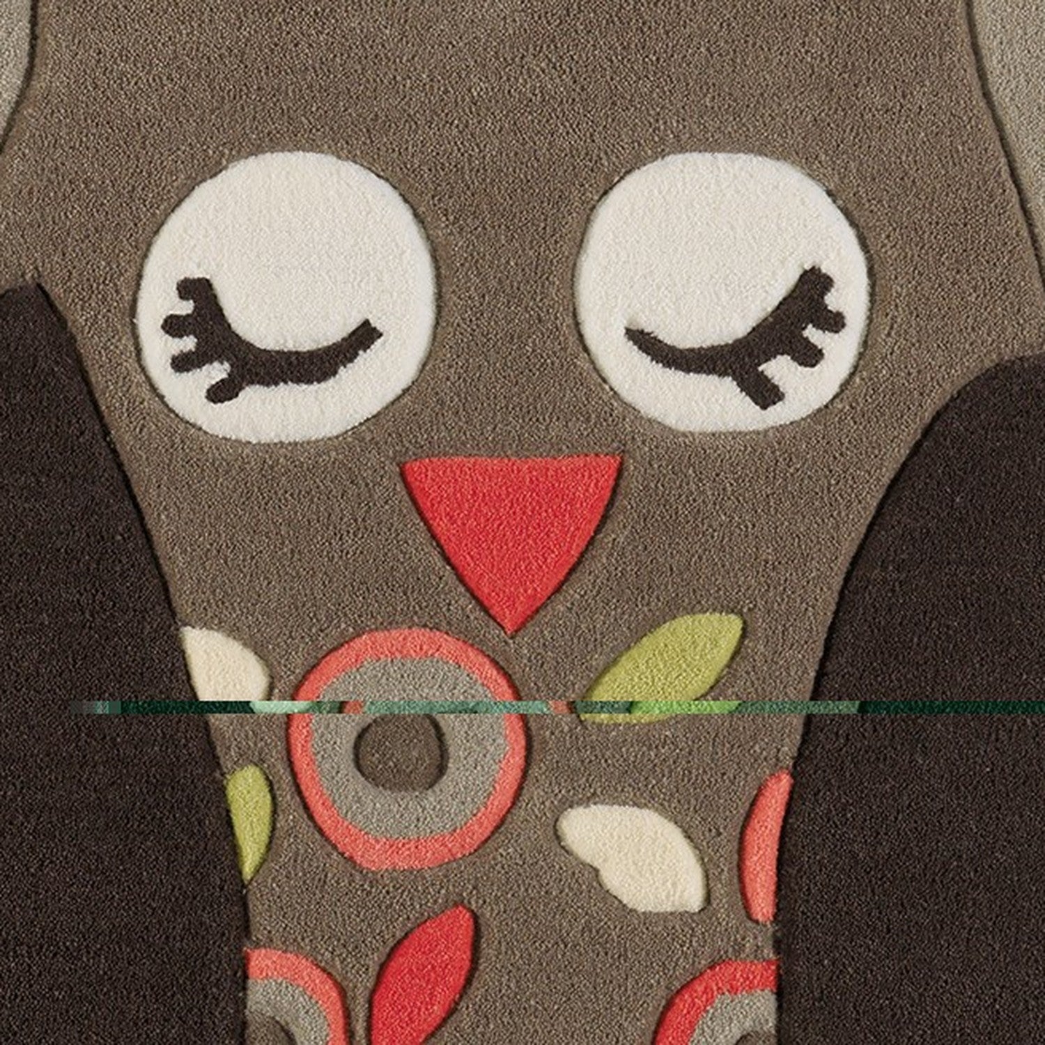 Joy 4190 Owl ECKIG Flerfarvet Motivtæppe - Billede 3