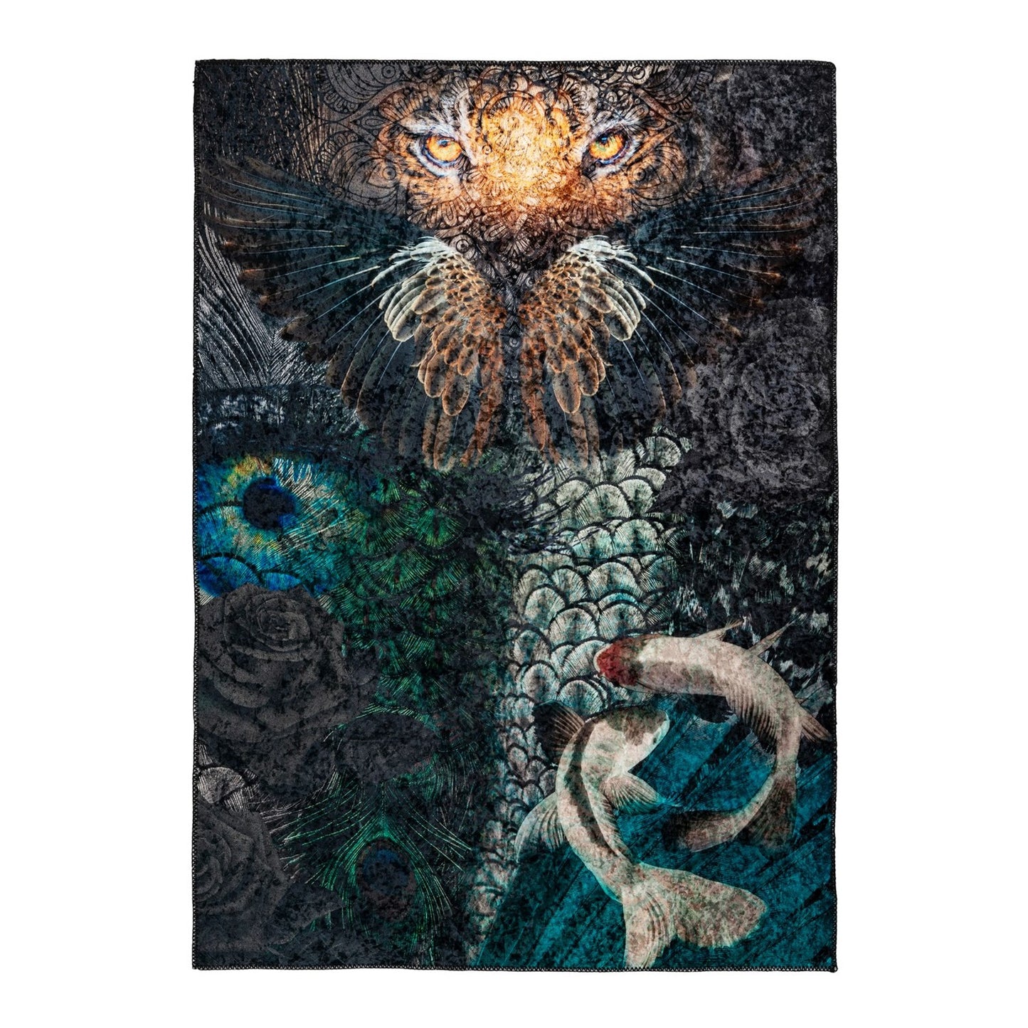 Exus 220 Tæppe Jacquardvævet Med Kunstinspireret Design - Variant 7CWQX-160-230