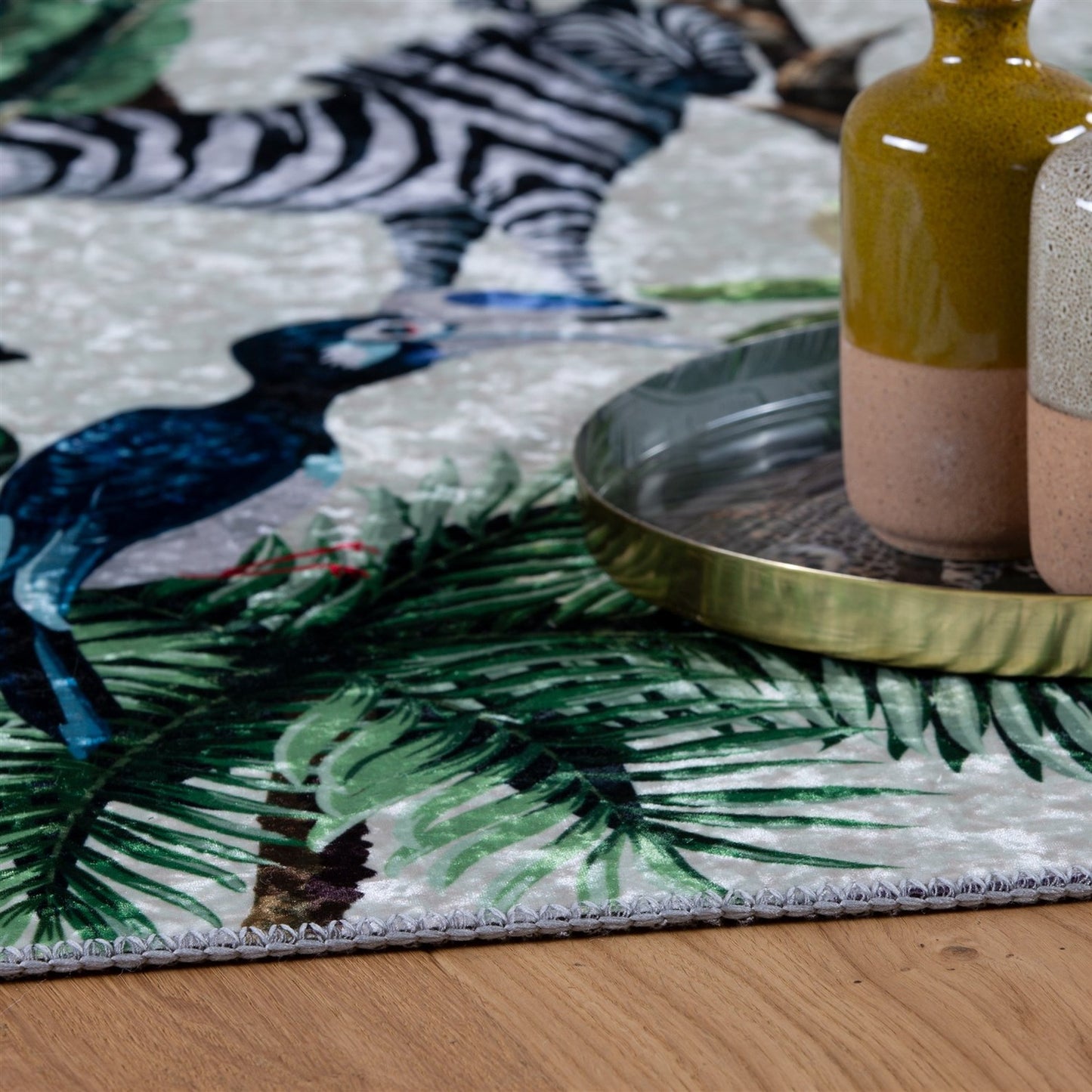 Exus 223 Tæppe Tropisk Jungledesign - Billede 3