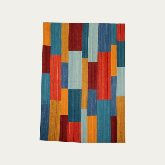 Radical 330 Tæppe I Patchwork Design - Hovedbillede