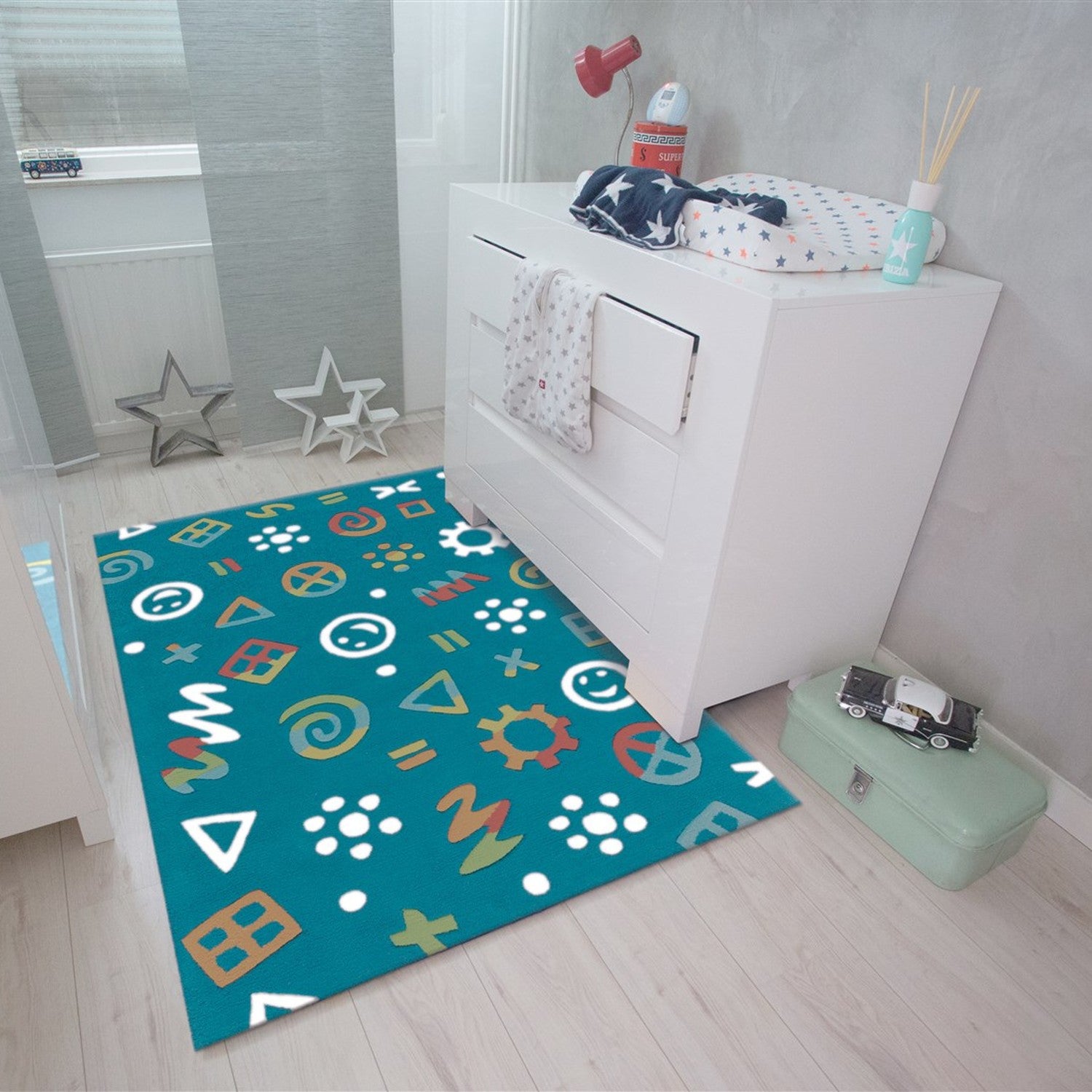 Spirit Glowy 3146 Icons Børnetæppe Med Lysende Garn - Billede 2