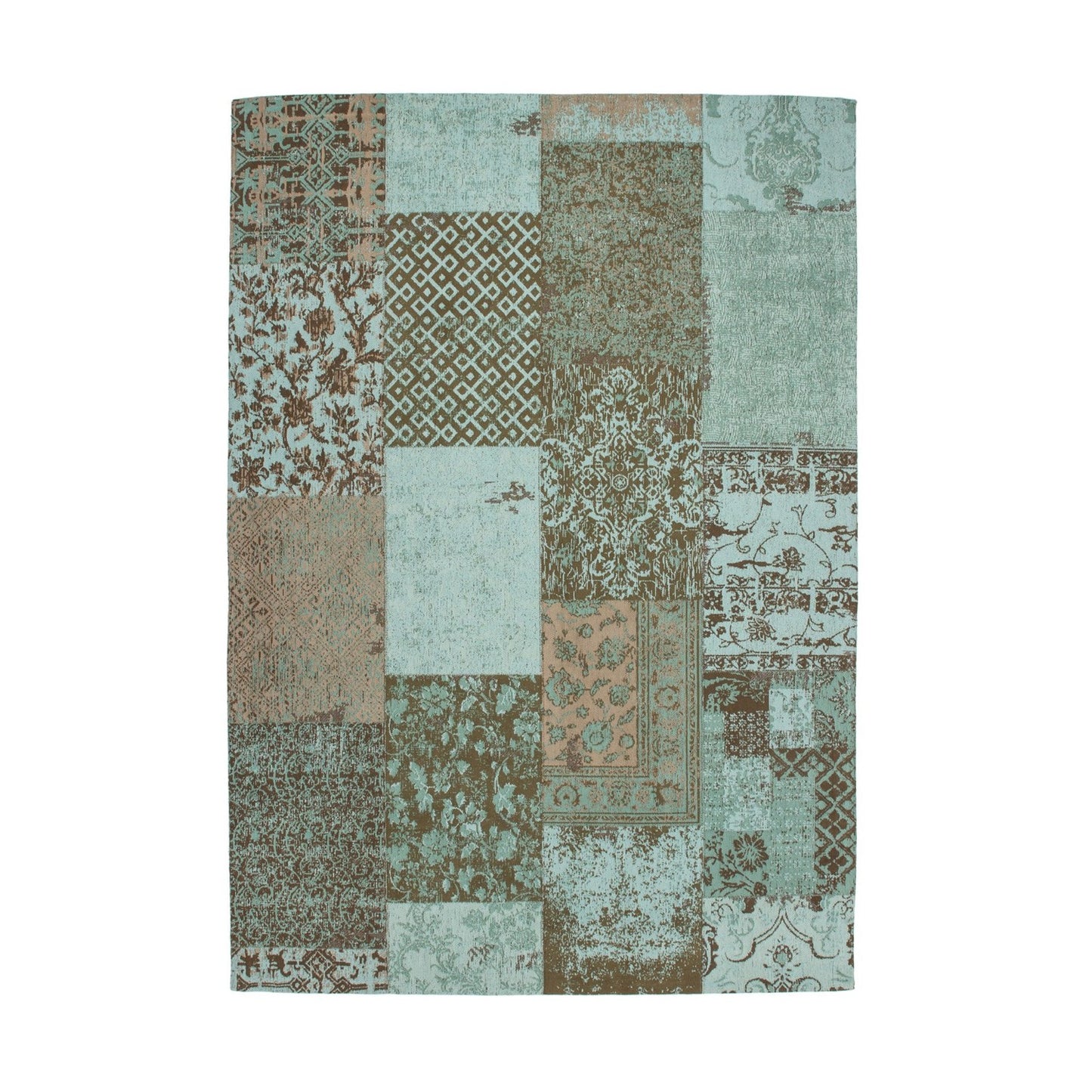 Symphony 160 Tæppe Vintage Patchwork Udtryk - Variant U9O66-80-150