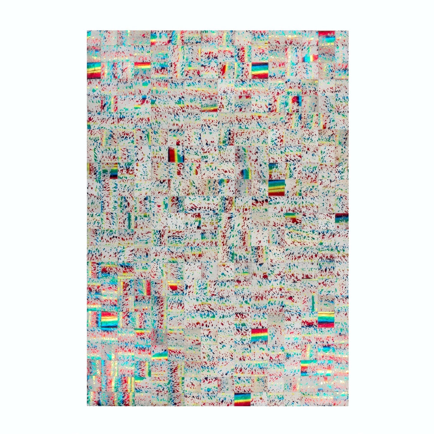 Rocket 310 Tæppe Læder Med Patchwork Udtryk - Variant RILTH-80-150