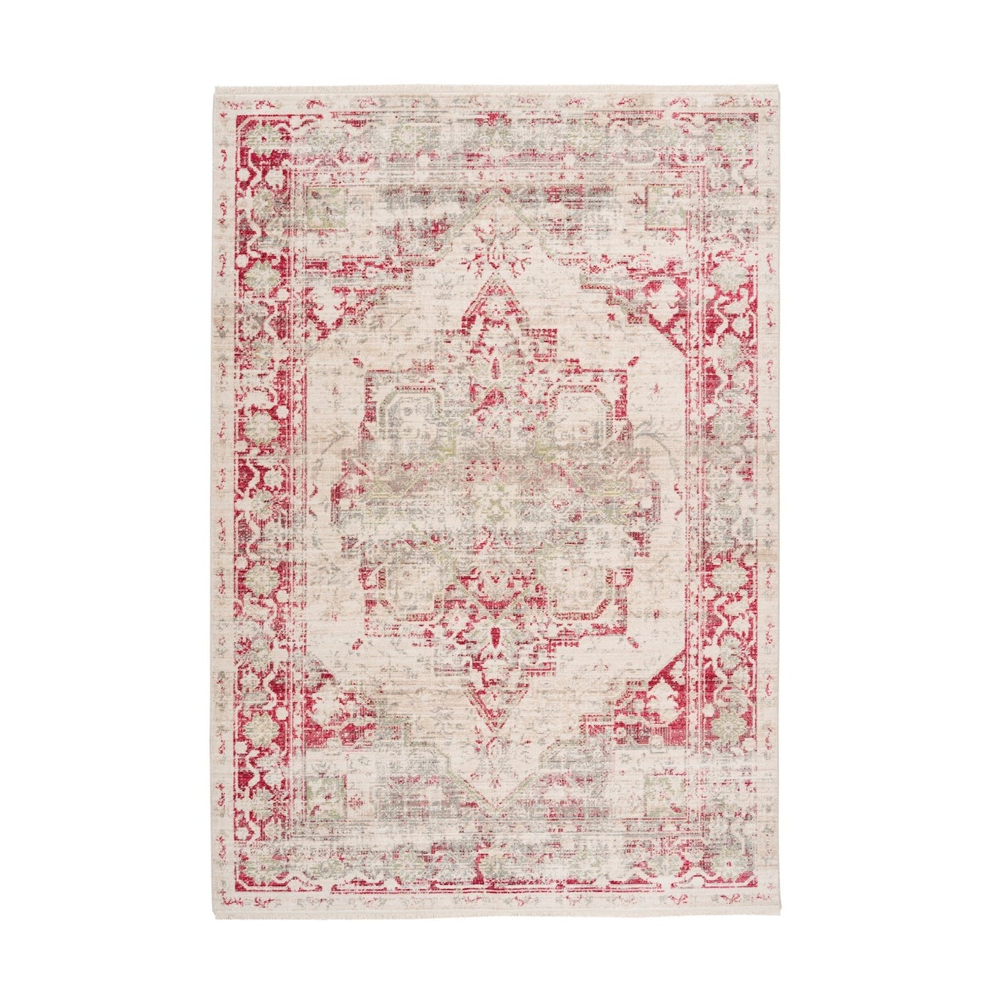 Baroque 125 Tæppe Med Vintage Udtryk Og Frynser - Hovedbillede