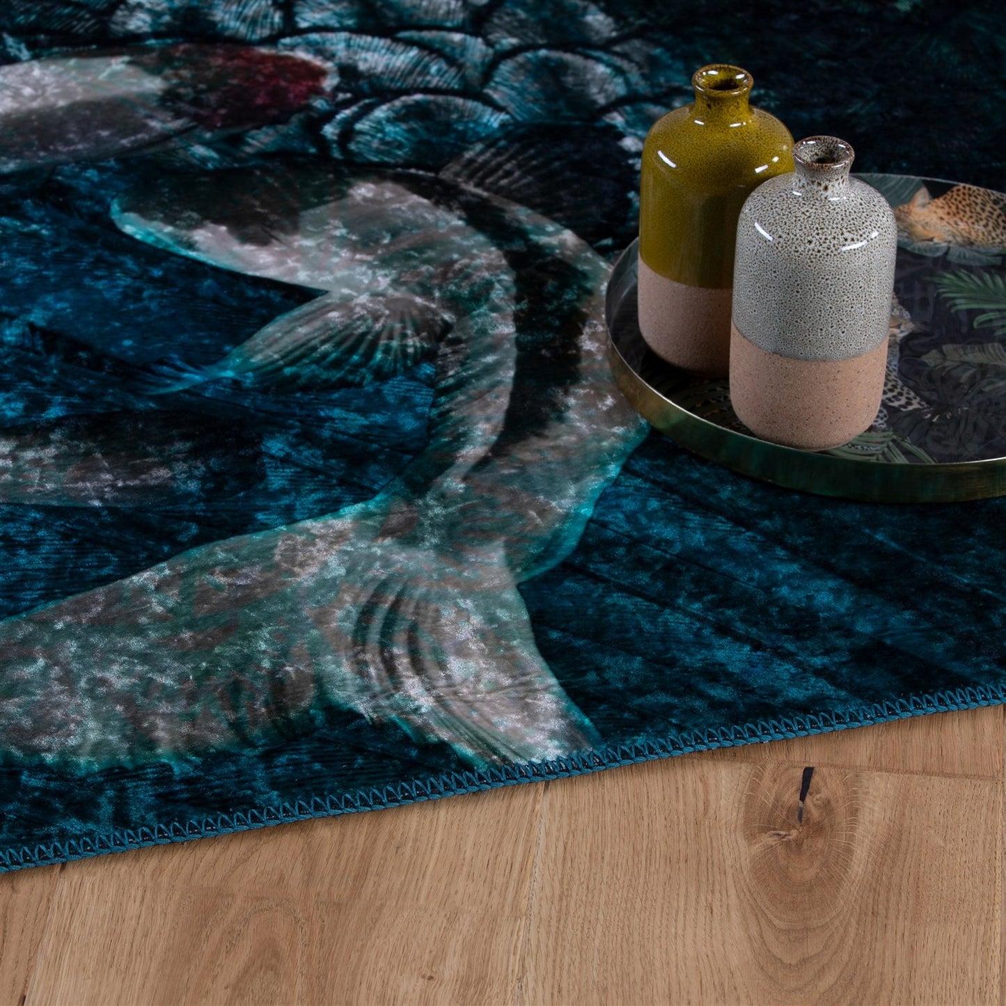 Exus 220 Tæppe Jacquardvævet Med Kunstinspireret Design - Billede 2