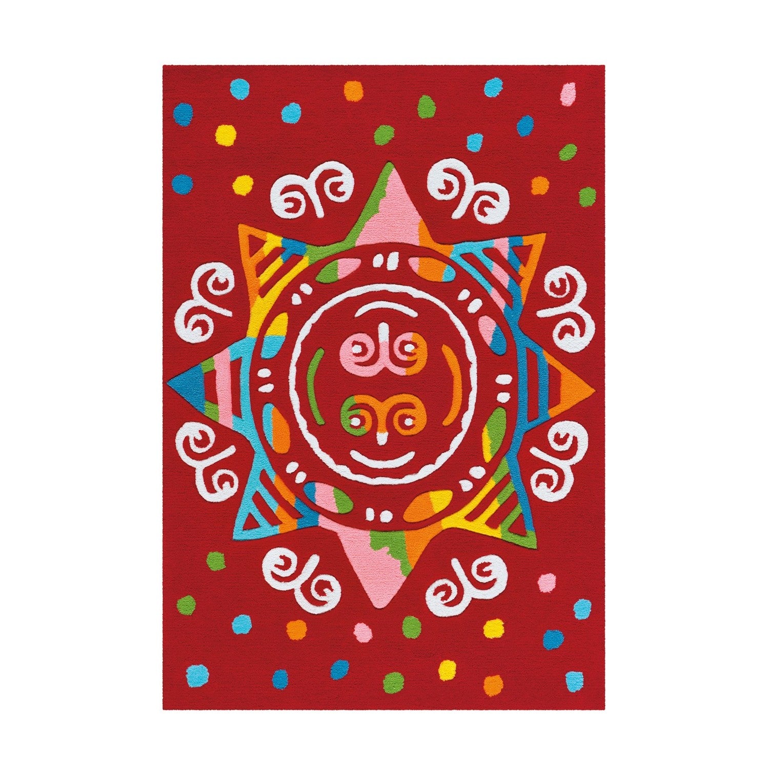 Spirit Glowy 3145 Mandala Børnetæppe Med Lysende Garn - Hovedbillede