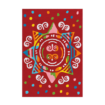 Spirit Glowy 3145 Mandala Børnetæppe Med Lysende Garn - Hovedbillede