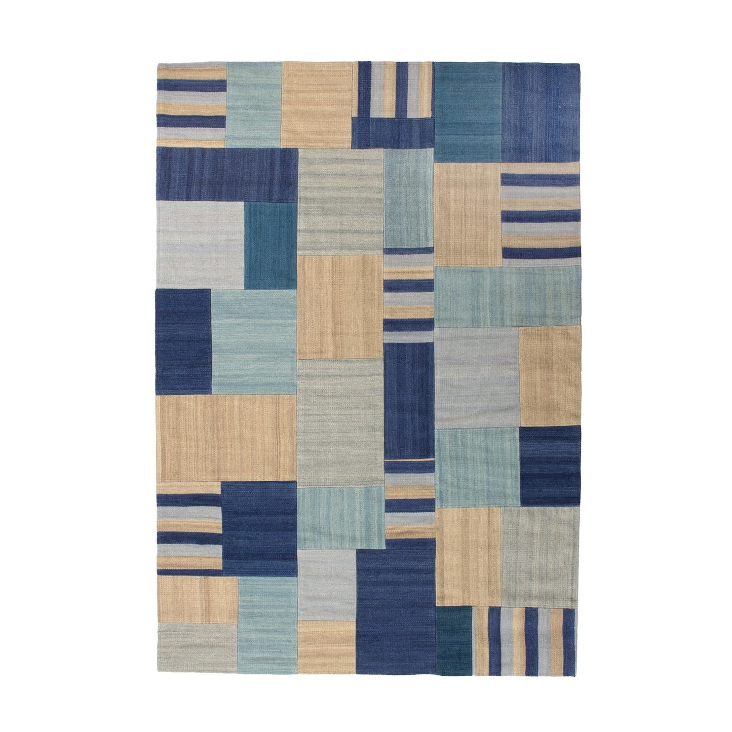 Radical 310 Tæppe Patchwork Design I Uld Og Bomuld - Variant M7TJ9-160-230