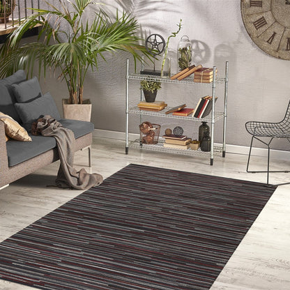 Wild 8023 Tæppe Patchwork Udtryk Med Læder - Billede 2