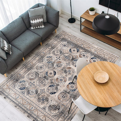 Anouk 425 Tæppe I Vintage Design Med Frynser - Billede 2