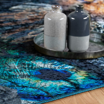 Exus 220 Tæppe Jacquardvævet Med Kunstinspireret Design - Billede 3