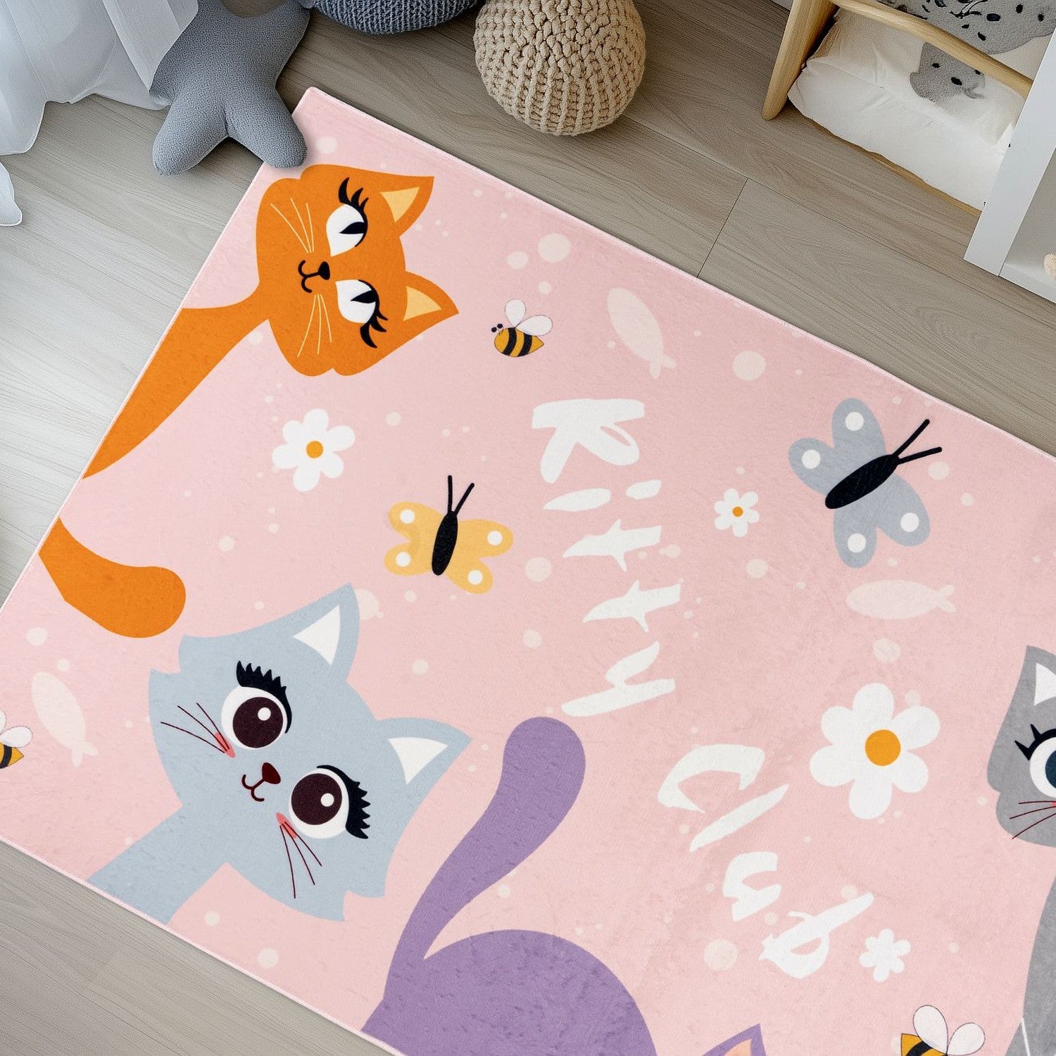 Wonder 129 Kicl Tæppe Med Kattemotiv - Billede 4