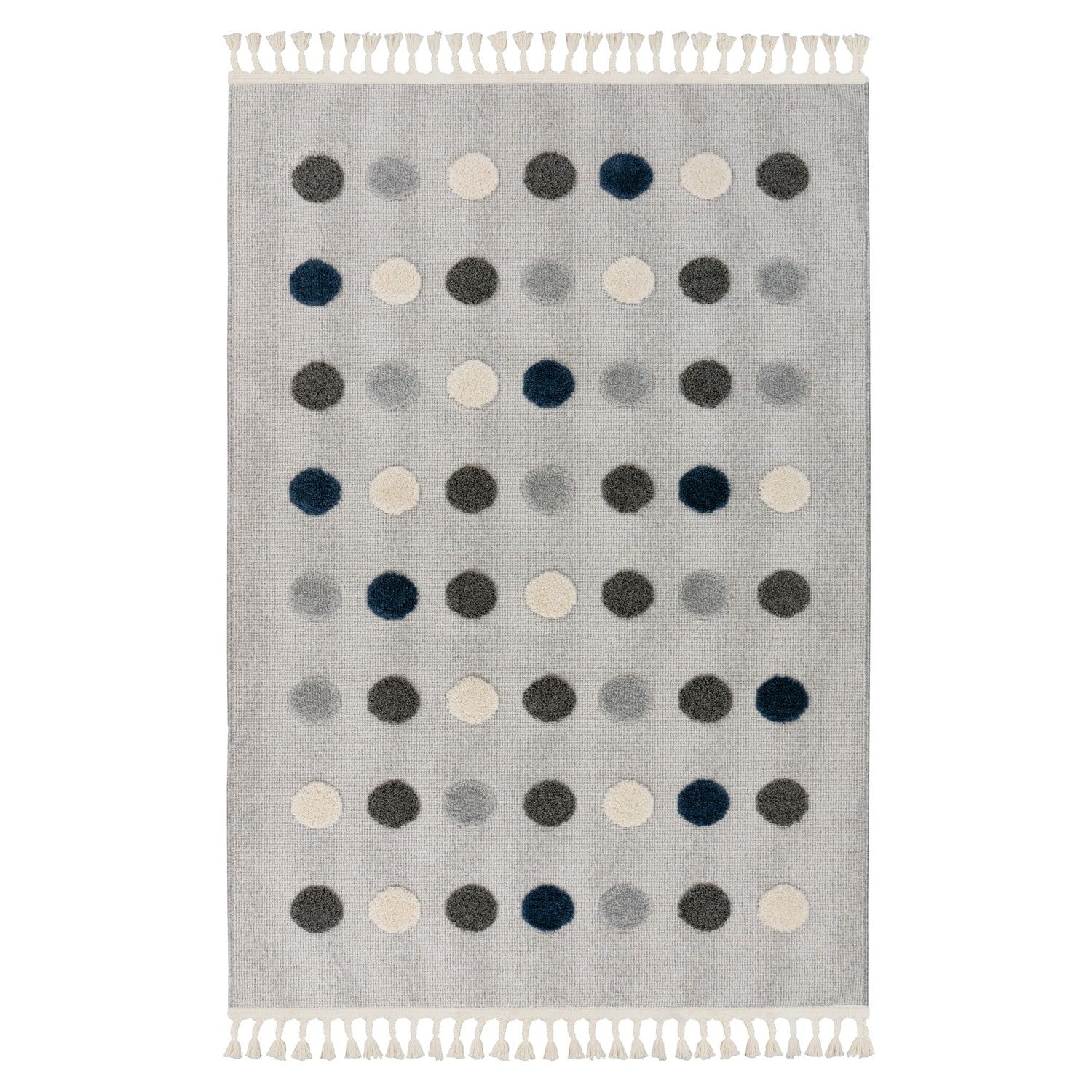 Modena 419 Dots Tæppe Med Prikdesign - Hovedbillede