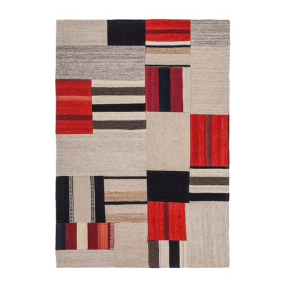 Radical 240 Tæppe Håndlavet I Patchwork Design - Variant SACYR-80-150