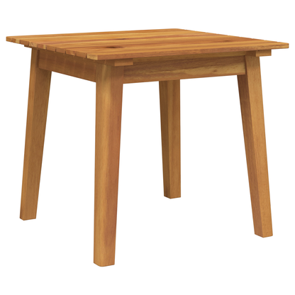 Have Stole Med Bord Sæt - 3 Stykker I Beige Solid Akacietræ