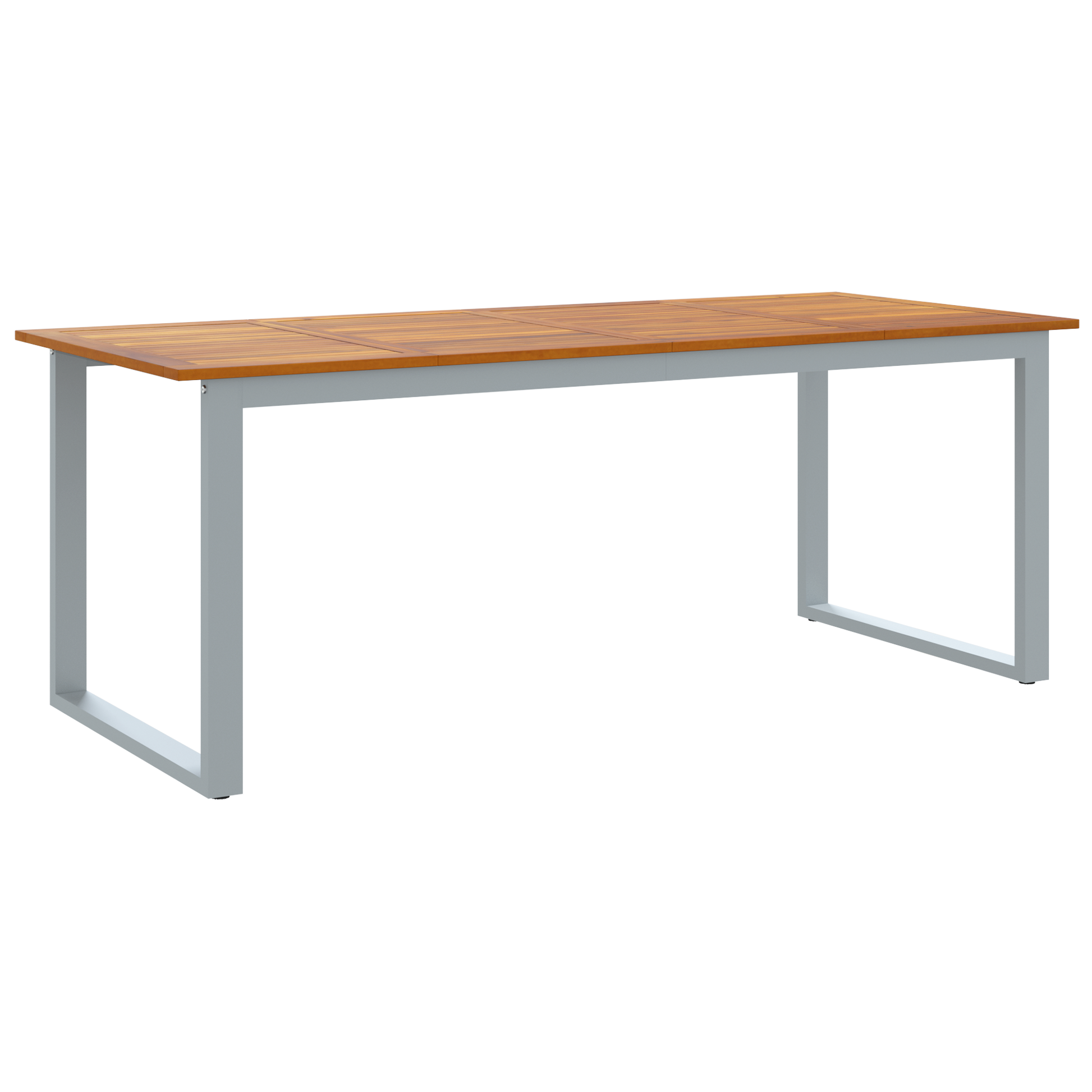 9-delers Have Dining Sæt i Solid Akacietræ og Metal - billede 5