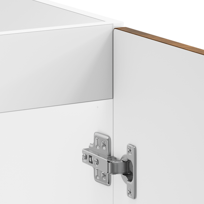 Køkkenskab Kalmar 2 Pcs Brun 80 X 46 X 81.5 Cm Konstrueret Træ - Billede 6