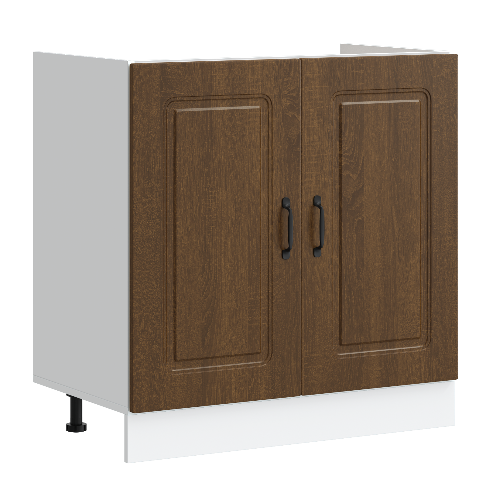 Køkkenskab Kalmar 2 Pcs Brun 80 X 46 X 81.5 Cm Konstrueret Træ - Billede 4