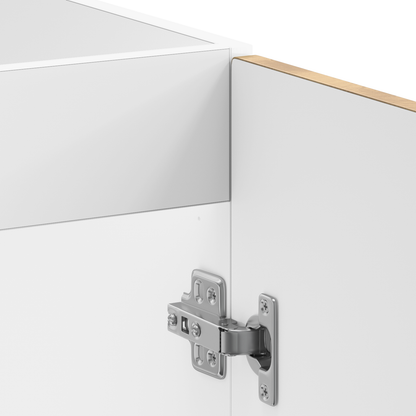 Køkkenskab Kalmar 2 Pcs Brun 80 X 46 X 81.5 Cm Konstrueret Træ - Billede 6