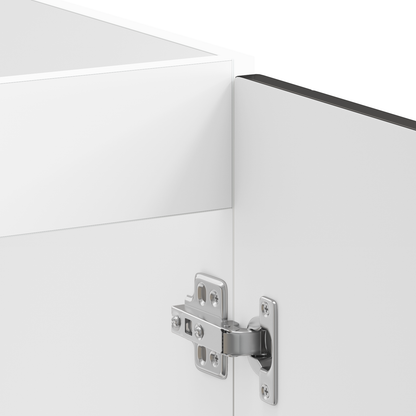 Køkkenskab Lucca 2 Pcs Sort 80 X 46 X 81.5 Cm Konstrueret Træ - Billede 6