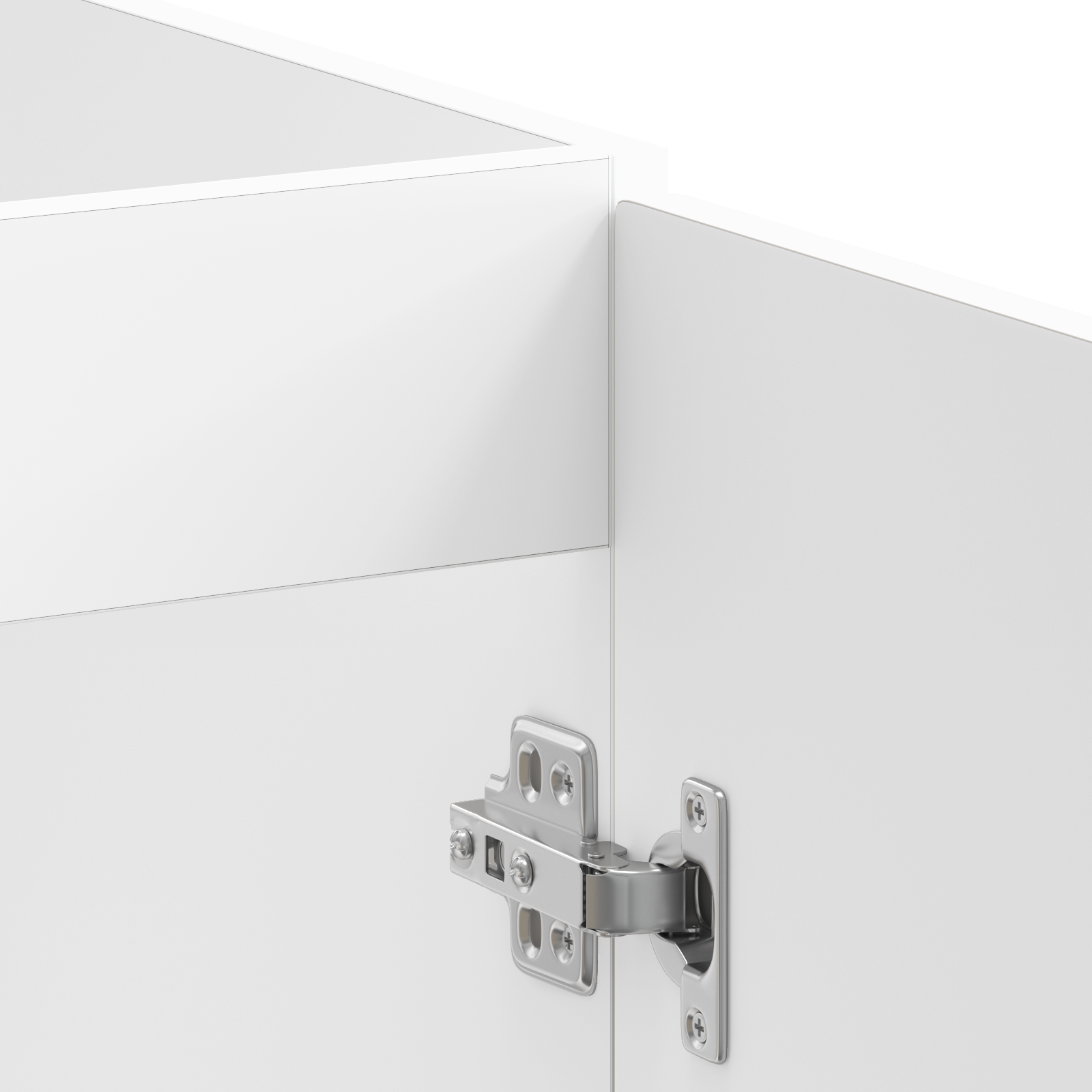 Vaskeskabsbase Med Dør Porto 2 Pcs Hvid 80 X 46 X 84.5 Cm - Billede 6