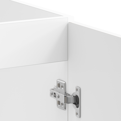 Vaskeskabsbase Med Dør Porto 2 Pcs Hvid 80 X 46 X 84.5 Cm - Billede 6
