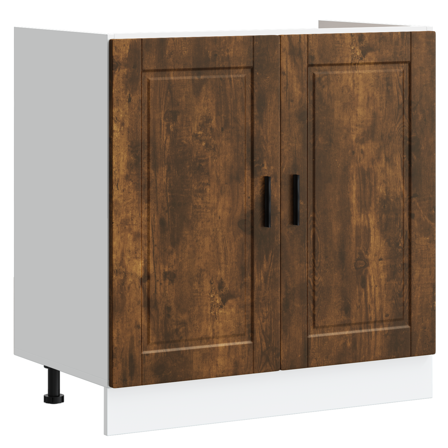 Vaskeskabsbase Med Dør Porto 2 Pcs Brun 80 X 46 X 84.5 Cm - Billede 4