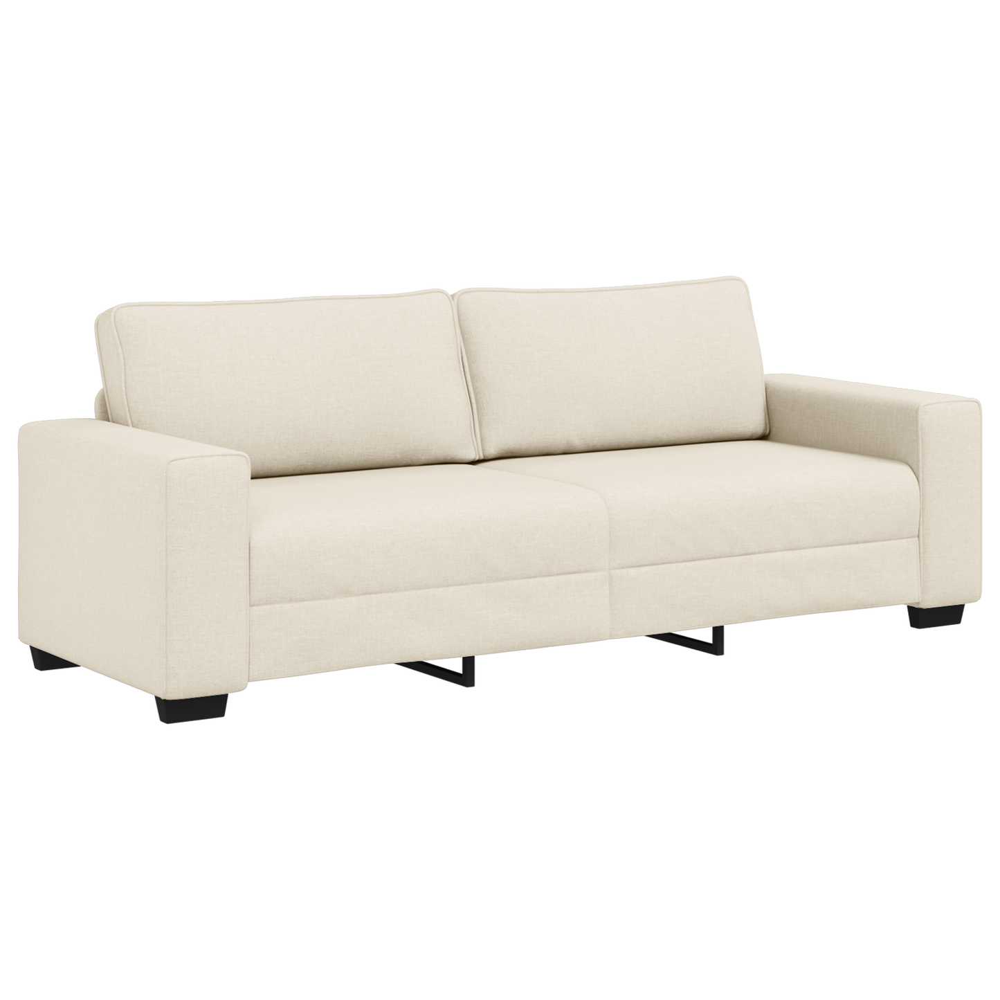 3-Delt Sofasæt Med Puder I Linned