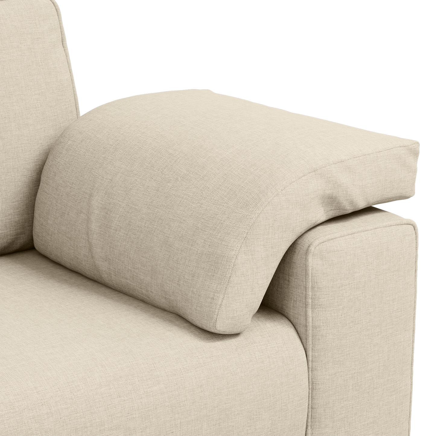 3-Delt Sofasæt Med Puder I Linned