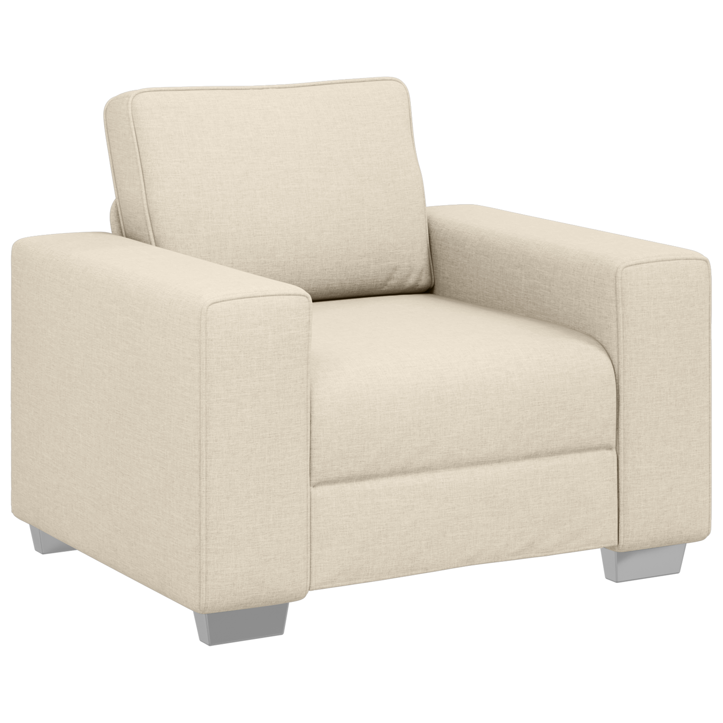 3-Delt Sofasæt Med Puder I Linned