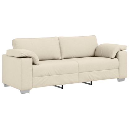 3-Delt Sofasæt Med Puder I Linned
