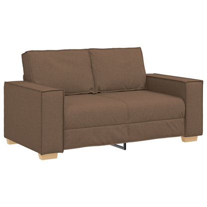 3 Personers Sofasæt Med Puder Brun Stof